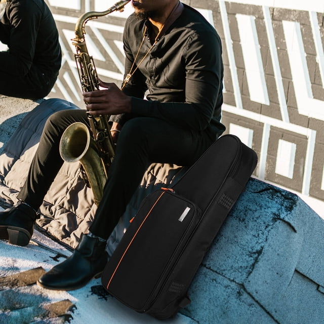 UPOUART Oxford Cloth Saxophone Bag with Large Capacity and Double Straps for Concert Use