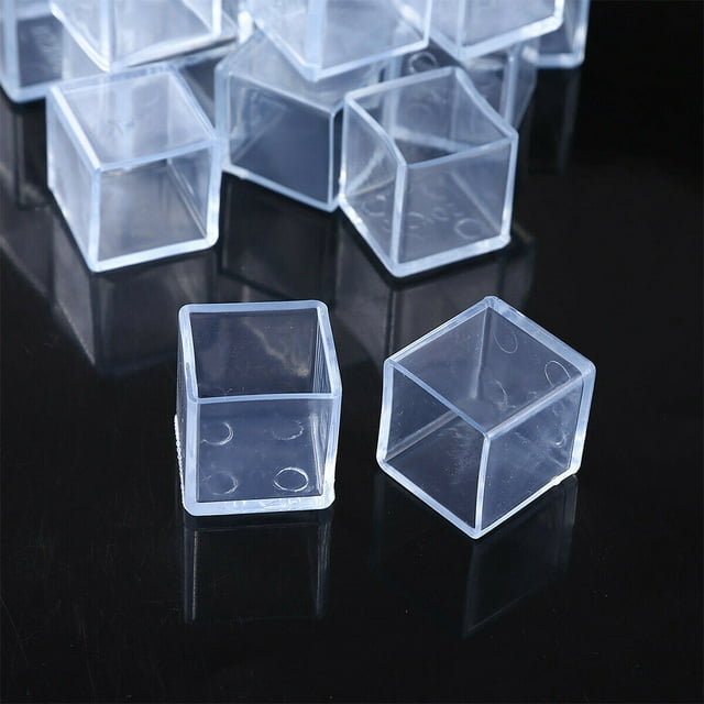 Qualitygoods 4pcs/set Table Foot Cap Rubber Chair Leg Protector Square Furniture Floor Foot Pad