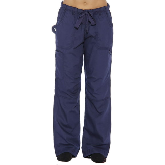 Just Love Women's Jogger Scrub Pants Slim Fit, Durable Medical Uniform for Nurses (Navy Utility Pant, Small)
