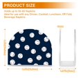 thumbnail image 4 of Yayeee Napkin Holder for Table Kitchen Paper Tissue Organization, Navy Blue Baseball Pattern, 4 of 8