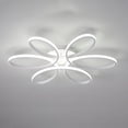 thumbnail image 4 of Lámpara de dormitorio, cuidado de los ojos, diseño floral, luces de techo para dormitorio, sala de estar, 4 of 7