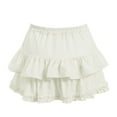 thumbnail image 6 of GEWSEY Tennis Skirts with Pocket Women's High Waisted Athletic Skorts Golf Pleated Skirts for Pickleball Workout Outfits Beige, S, 6 of 6