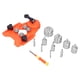 thumbnail image 2 of Juego de brocas de diamante para sierra de corona hueca, abridor de azulejos con guía para cerámica y naranja, 2 of 14