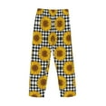 thumbnail image 6 of Balery Sunflowers print Men's Pajama Pants,Ultra Lightweight Pjs,Lounge Pant-Small, 6 of 9
