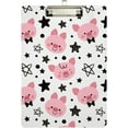 thumbnail image 2 of Coolnut Pig Clipboard, Acrylic Standard A4 Letter Size Clip Board with Low Profile Clip for Office, Classroom, Doctor, Nurse and Teacher Gifts, 2 of 7