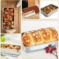thumbnail image 4 of 4 Pack Stainless Steel Bread Loaf Pans 8.7x6 Inch for Baking Cakes Meatloaf, 4 of 4