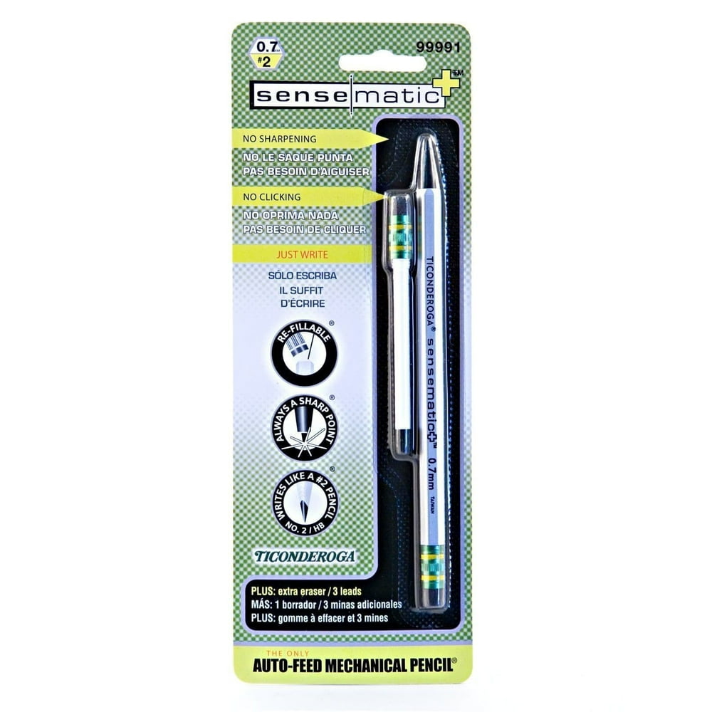 Ticonderoga Sensematic Disposable Automatic Pencil (Pack of 6