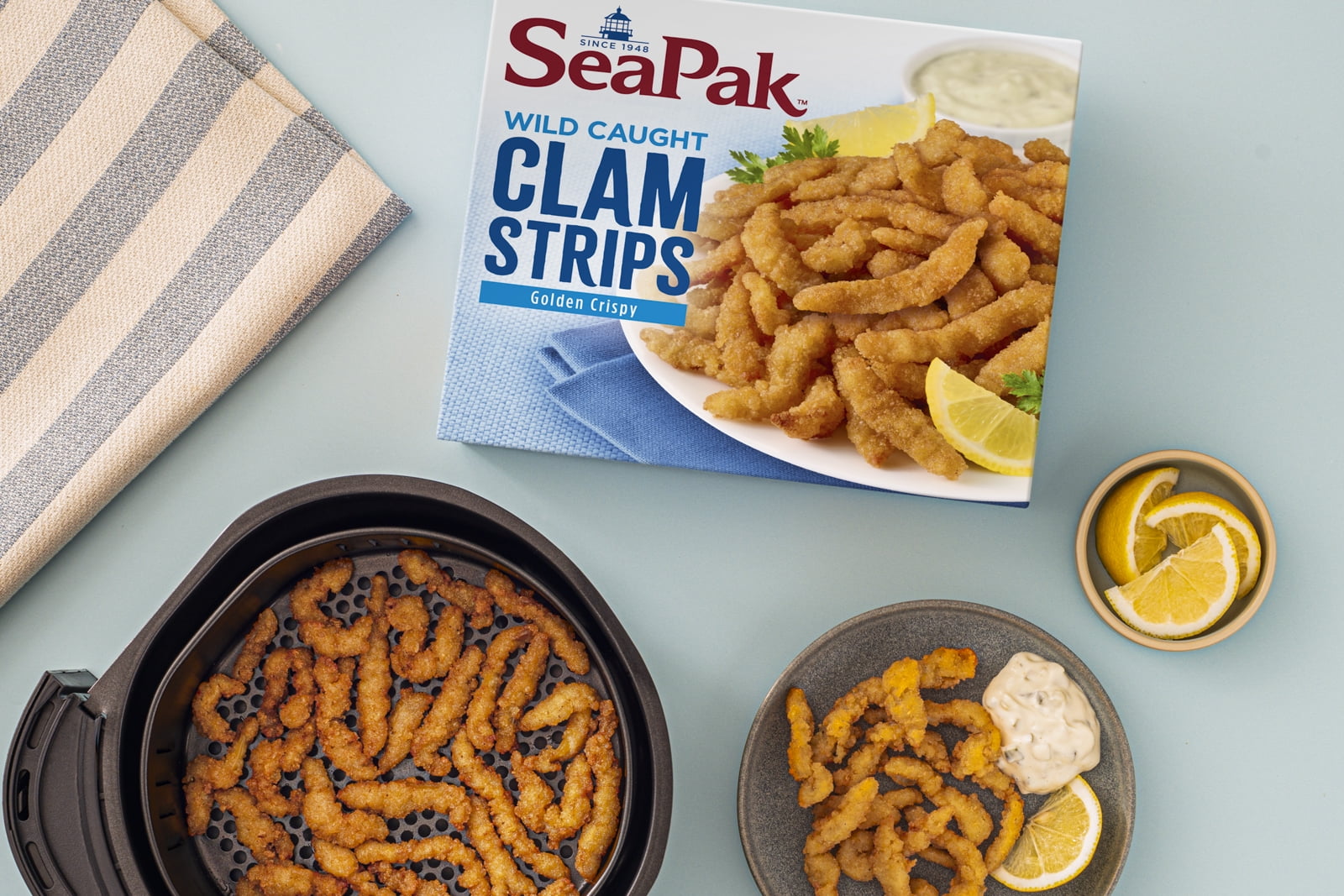 SeaPak Clam Strips in Oven Crunchy Breading, Regular, 10 oz
