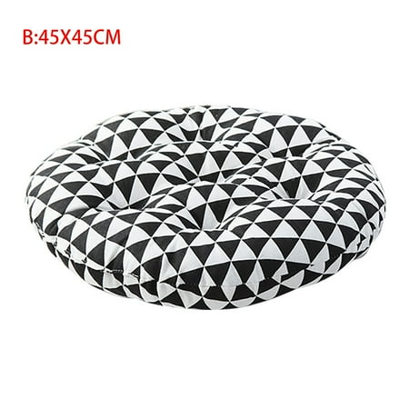 

[Aligament] Chair Cushion Round Cotton Upholstery Soft Padded Cushion Pad Office Home Or Car Seat Cushion