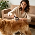 thumbnail image 6 of FEOLGEHLY Double Sided Pet Dematting Brush for Dogs and Cats, Gentle on Coat Deshedding Comb, Removes Loose Hair and Tangles, Lightweight Plastic Grooming Tool for Daily Use, Dual-Sided Brush Pink, 6 of 7