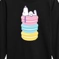 thumbnail image 3 of Peanuts - Snoopy Stacked Macarons - Youth Long Sleeve Tee, 3 of 6