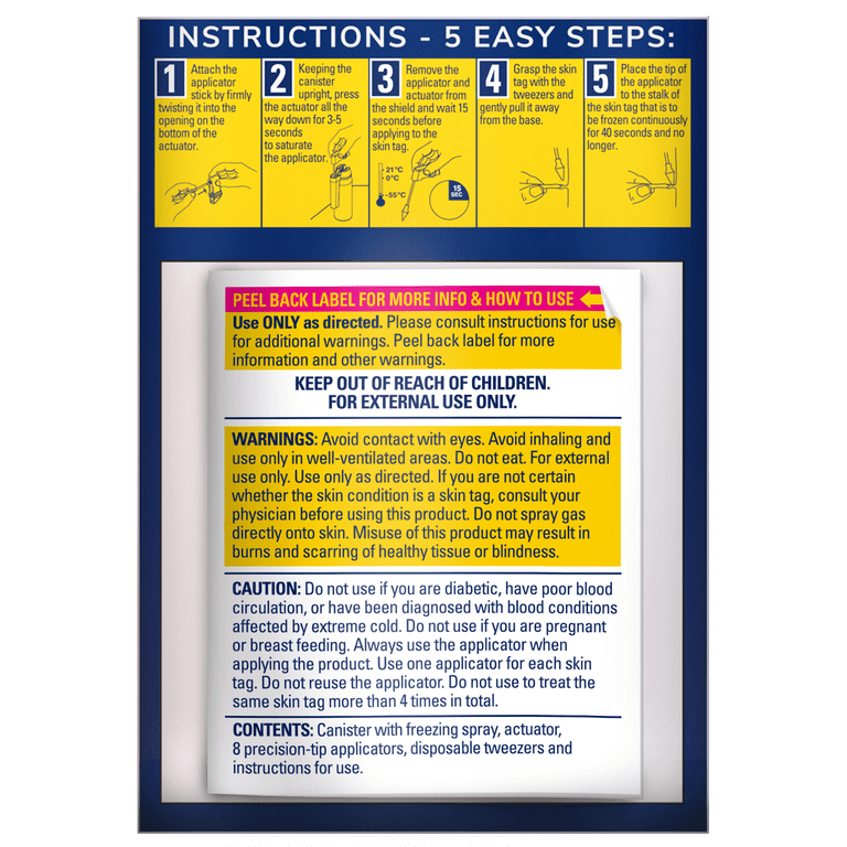 Dr. Scholl's Skin Tag Remover  Application and After 7 day