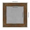 thumbnail image 7 of Amanti Art Alexandria Rustic Brown Framed Magnetic Board 22 x 22 in., 7 of 7