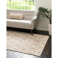 thumbnail image 4 of Unique Loom Chindi Jute Collection Area Rug (5' 1" x 8' Rectangle White/Natural), 4 of 10