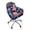 American Flag Daisy Heart, variant on Whosucclay Sunflower Bee Print Curved Back Chair Slipcover, Removable Stretch Dining Chair Cover, Soft Kitchen Chair Cover, Modern Arc Shaped Armrest Counter Height Bar Stools Covers