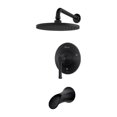 thumbnail image 1 of Pfister LG89-8RHB Rhen 1-Handle Tub & Shower Trim, Matte Black, 1 of 1