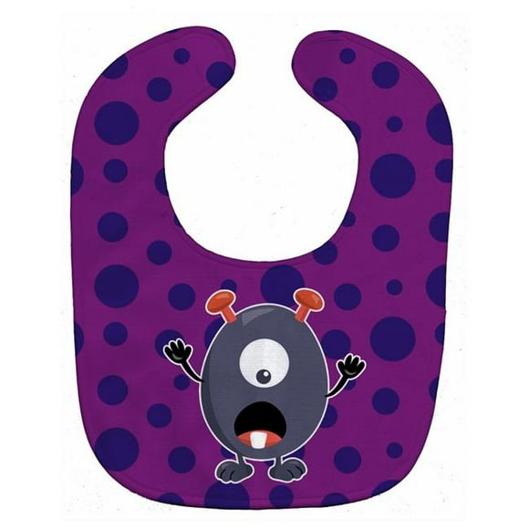 Carolines Treasures BB7002BIB Little Monster Grape Gordo Baby Bib