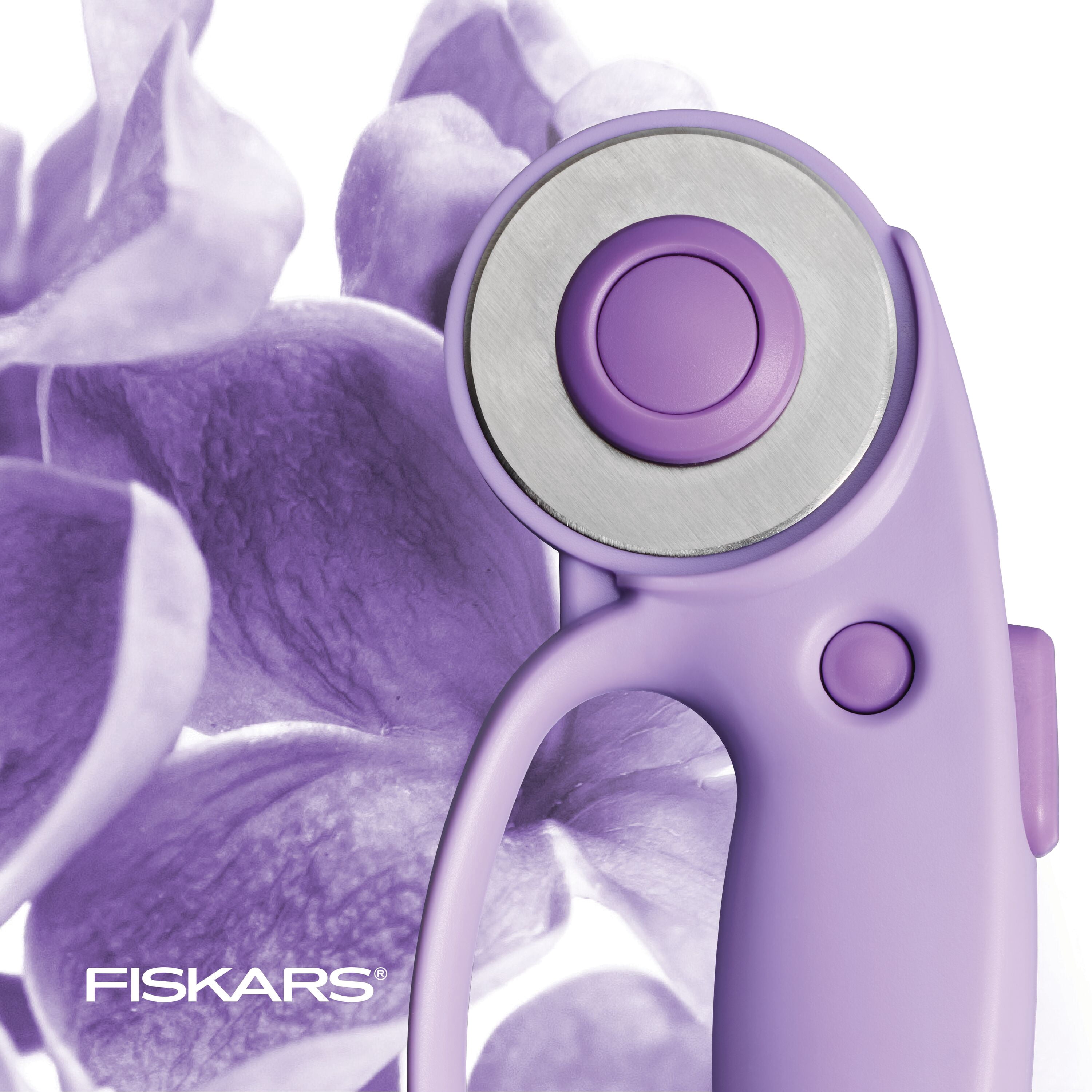 Fiskars Designer Loop Rotary Cutter 45mm, Ultra Lilac