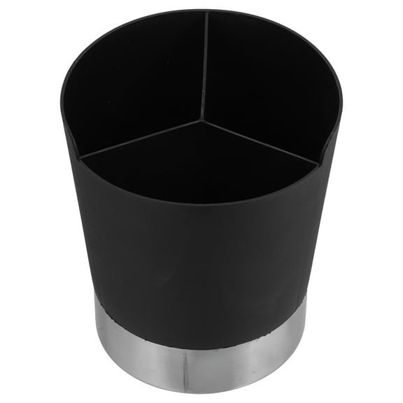 WHAMVOX Countertop Straw Dispenser 3-Compartment Utensil Dispenser Straw Dispenser Drinking Straw Organizer Container Drinking Straw Holder