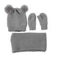 thumbnail image 1 of Gorro para niños, lindo hilo de lana, bufanda cálida para niños, bufanda infantil, calidad superior, 1 of 8