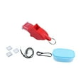 thumbnail image 2 of Silbato deportivo con cordón duradero con un sonido claro y potente, ideal para exteriores. Rojo, 2 of 9