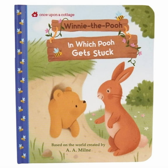 Winnie-The-Pooh in Which Pooh Gets Stuck, (Board Book)