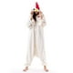 thumbnail image 1 of Pijama Beauty Shine unisex para adultos con forma de pollo blanco, 1 of 7