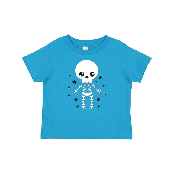 Inktastic Happy Halloween Spooky Skeleton and Stars Boys or Girls Baby T-Shirt