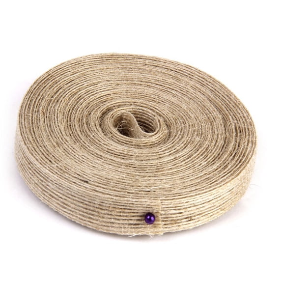 TAILTOSS Burlap Craft Ribbon 1Pcs 1.5CM Width for Rustic and Aesthetic Uses