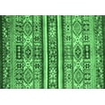 thumbnail image 1 of Ahgly Company Indoor Rectangle Abstract Emerald Green Modern Area Rugs, 5' x 8', 1 of 4