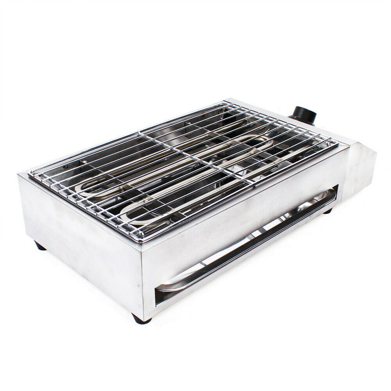 Stainless Steel Table Top Mini Electric Flat Griddle Grill_bbq