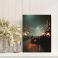 thumbnail image 2 of Vintage Street Scene Retro Car Canvas Print Wall Art for Living Room Bedroom Office Bar Cafe Study Decor, 2 of 8