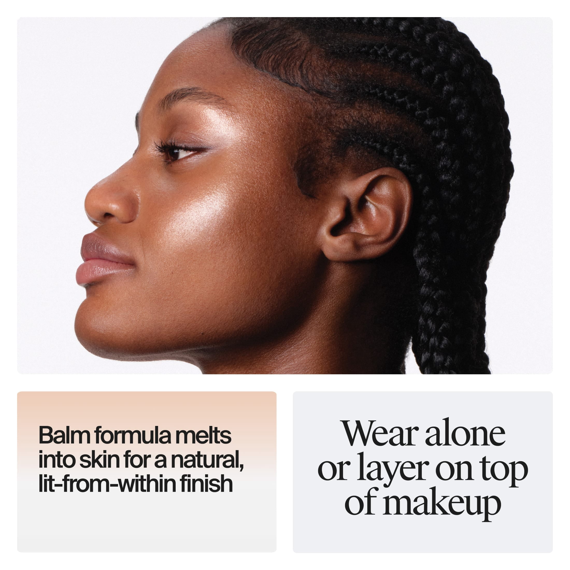 Neutrogena Glass Glow Balm Highlighter Sunkissed Bronze, Balm Makeup for Dewy Radiant Skin, 0.3 oz