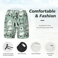 thumbnail image 3 of Fotbe Puppy Men’s Swim Trunks Quick Dry Swim Shorts Board Shorts with Mesh Lining-Medium, 3 of 9