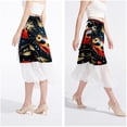 thumbnail image 4 of Ladybird Stylish Chiffon Beach Skirt for Women - for a Day at the Beach, 4 of 6