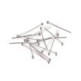 thumbnail image 1 of Tarnish Resistant 304 Stainless Steel Ball Head Pins Stainless Steel Color 25x0.6mm 22 Gauge Head: 1.8mm, 1 of 2