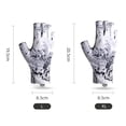 thumbnail image 2 of Guantes De Pesca Guantes de pesca Guantes de fitness elásticos de medio dedo Accesorios deportivos (Blanco L), 2 of 5