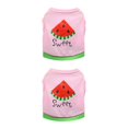 thumbnail image 2 of Methold Ropa Chalecos de algodón de verano Patrón de sandía Disfraces de ocio Chaqueta redonda Accesorios Perros Chihuahua Bulldog Type6 NO6, 2 of 6