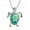 C, variant on Jewelry VerPetridure Women Charm Cute Sweater Necklace Opal Turtle Pendant Jewelry Ornament