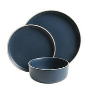 Gibson Home Zuma 18 Piece Dinnerware Set - Cobalt