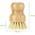 thumbnail image 2 of Zero Waste Firm Eco Brush Set, Biodegradable Bamboo Dish Brushes for Multi-Functional Cleaning in Your Home, 2 of 4