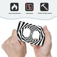 thumbnail image 6 of ZICANCN Outlet Covers Wall Plate, Pattern Spiral Texture Wallpaper Light Switch Cover Decorative, Duplex Toggle Combo 1-Gang, 6 of 9