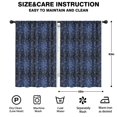 thumbnail image 2 of Blackout Kids Curtains,Dark Blue Christmas Snowflake Pattern Childrens Insulated Curtains Set Of 2,Bedroom Essentials,Toddler Room Decor 42"x63", 2 of 5