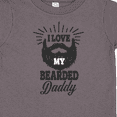 thumbnail image 4 of Inktastic I Love My Bearded Daddy Boys or Girls Toddler T-Shirt, 4 of 5