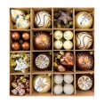 thumbnail image 1 of Juego de 64 Piezas de Adornos Navideños, Adornos para El de Navidad, Artículos para Fiestas, Manualidades, Decoración de Mesa DIY, Brillantes Ad Estilo E, 1 of 7
