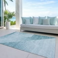 thumbnail image 6 of Addison Rugs Chantille Indoor/Outdoor Transitional Modern Teal Washable Rectangle Rug, 3' x 5', 6 of 6