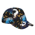 thumbnail image 3 of Daiia Football print Baseball Cap Men Women Golf Dad Hat Adjustable Original Classic Low Profile Hat Unconstructed Plain Cap, 3 of 9