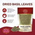 thumbnail image 2 of Dried Basil Leaves 7oz ESF27 (200g) - Natural, Non-GMO, Vegan, Ayurveda Herb - by Spicy World, 2 of 3