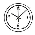 thumbnail image 3 of Reloj de pared acrílico, reloj Digital Doodle, reloj silencioso creativo, decoración de pared, arte para pared, oficina, interior, estudio, decoración estilo A, 3 of 10