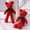 3-16cm, variant on Mini Knit Teddy Bear Plush Keychain, Cute Bag Pendant with Bow, Delicate Backpack Accessory Gift for Girls